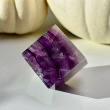 Load image into Gallery viewer, Large Purple Fluorite Cube *please read*