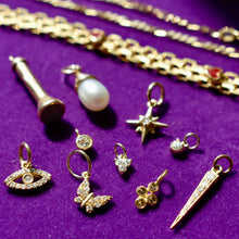 Load image into Gallery viewer, 14kt Solid Gold Drop Pearl Pendant