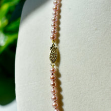 Load image into Gallery viewer, “Peonies in Paris” Hand Knotted Pearl Necklace
