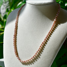 Load image into Gallery viewer, “Peonies in Paris” Hand Knotted Pearl Necklace