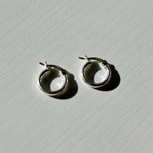 Load image into Gallery viewer, Mini Silver Hoops (Pair)
