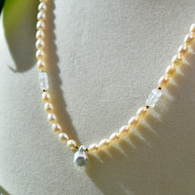 Load image into Gallery viewer, Divinity - Pearl and Moonstone Necklace