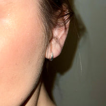 Load image into Gallery viewer, Mini Silver Hoops (Pair)