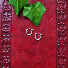 Load image into Gallery viewer, Mini Silver Hoops (Pair)