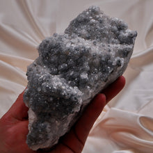 Load image into Gallery viewer, Fluorite covered in Quartz, Barite and Pyrite from Morocco