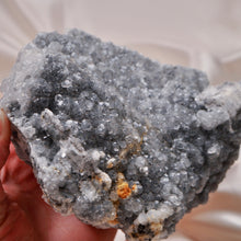 Load image into Gallery viewer, Fluorite covered in Quartz, Barite and Pyrite from Morocco