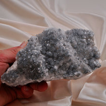 Load image into Gallery viewer, Fluorite covered in Quartz, Barite and Pyrite from Morocco