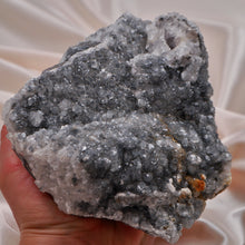 Load image into Gallery viewer, Fluorite covered in Quartz, Barite and Pyrite from Morocco