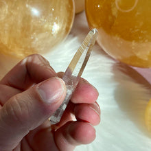 Load image into Gallery viewer, Pristine Double Terminated Lemurian Crystal Point