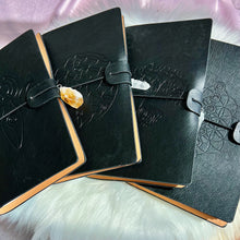 Load image into Gallery viewer, Black Leather Notebooks