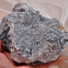 Load image into Gallery viewer, Fluorite covered in Quartz, Barite and Pyrite from Morocco