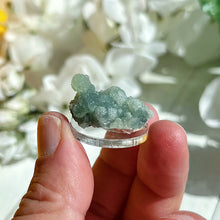 Load image into Gallery viewer, Fluorapophyllite coated Prehnite