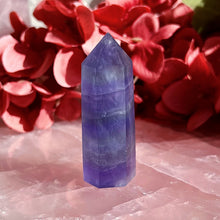 Load image into Gallery viewer, Purple and Green Fluorite Tower