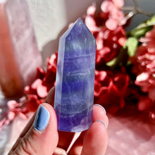Load image into Gallery viewer, Purple and Green Fluorite Tower