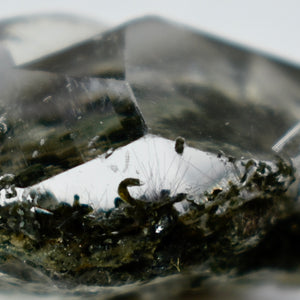 Chlorite and Rutile included Himalayan Quartz Crystal