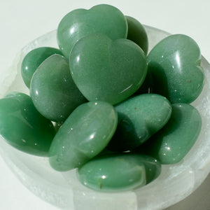 Green Aventurine Heart