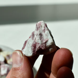 Raw Pink Tourmaline .75 inch - 1 inch