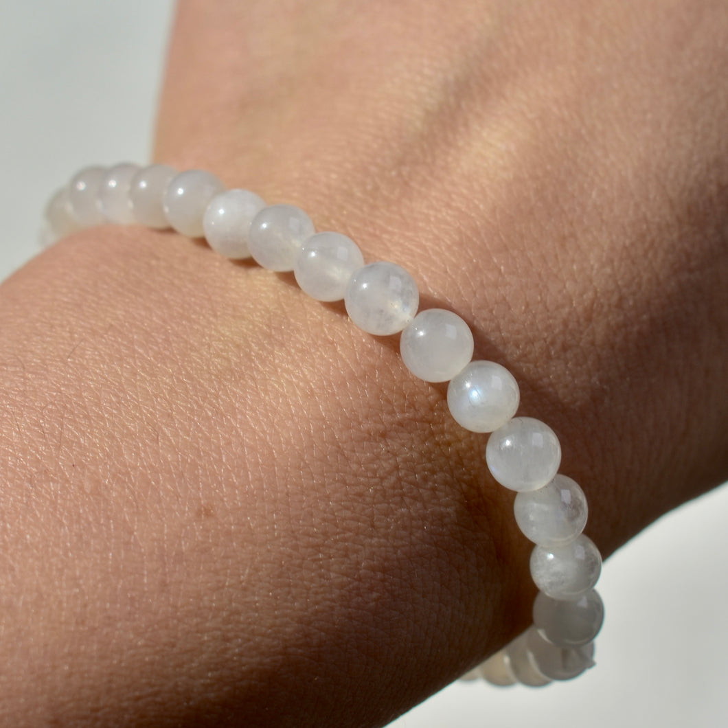 Moonstone Bracelet 6mm Beads