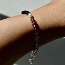 Load image into Gallery viewer, Smoky Quartz Gradient and Freshwater Pearl Bracelet
