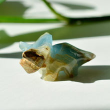 Load image into Gallery viewer, Blue Onyx Triceratops
