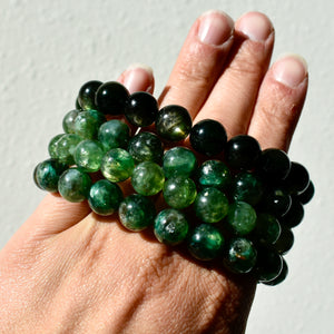 Green Lepidolite Bracelets