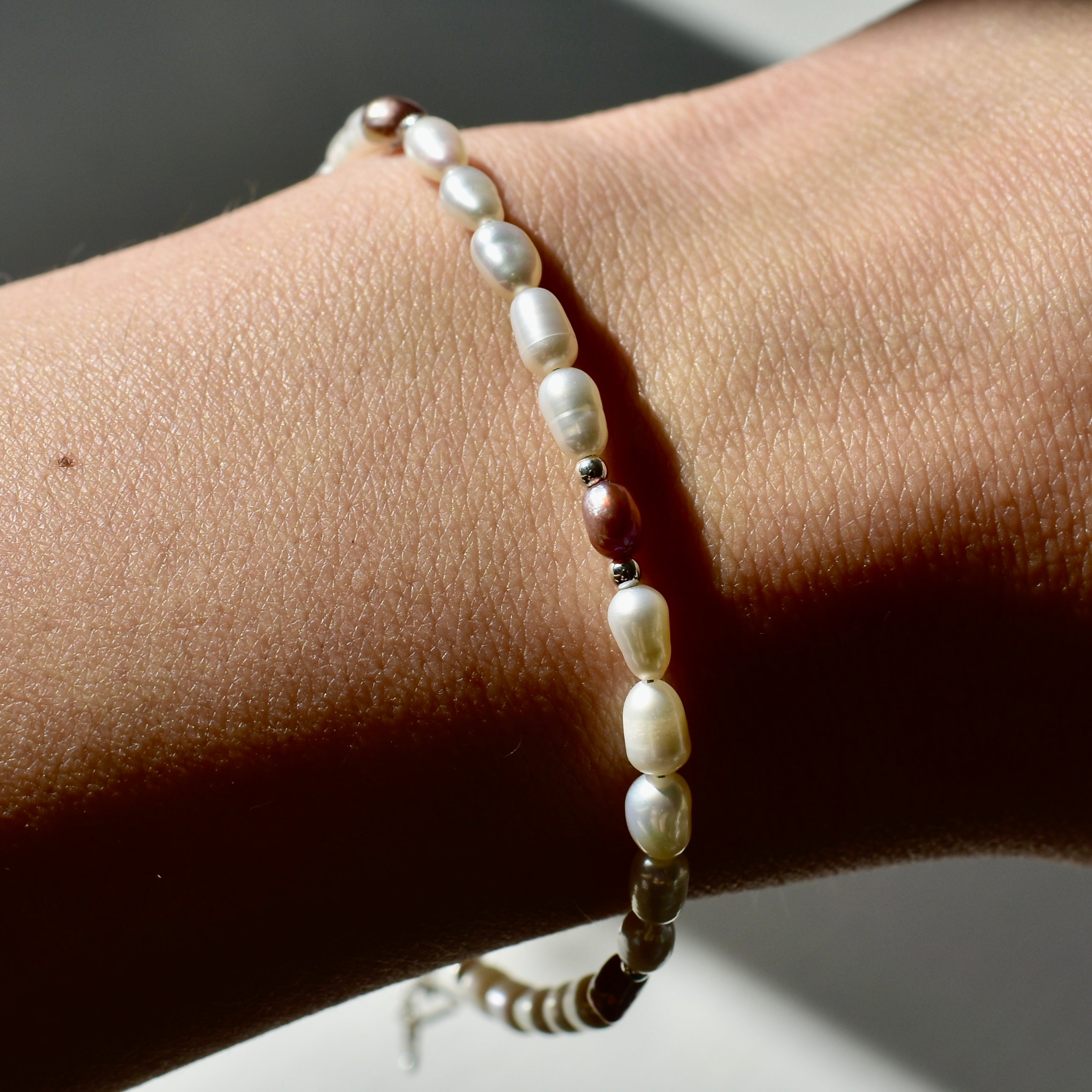 Freshwater Pearl x Sterling Silver Bracelet – groundedessences