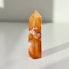 Load image into Gallery viewer, Carnelian and Flower Agate Tower
