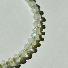 Load image into Gallery viewer, Moonstone and Peridot Bracelet
