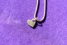 Load image into Gallery viewer, Vintage 14kt Solid Gold Heart Charm with Pavé Diamonds

