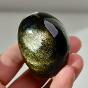 Gold Sheen Obsidian Palmstone