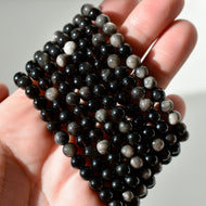 Silver Sheen Obsidian Bracelets