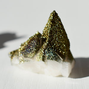 Chalcopyrite on Calcite