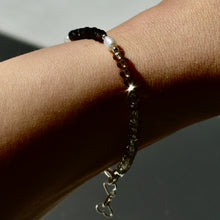 Load image into Gallery viewer, Smoky Quartz Gradient and Freshwater Pearl Bracelet
