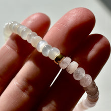 Load image into Gallery viewer, Morganite x Moonstone Bracelet
