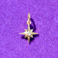 Load image into Gallery viewer, 14kt Solid Gold Star Charm
