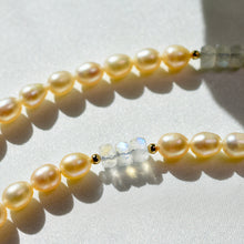 Load image into Gallery viewer, Divinity - Pearl and Moonstone Necklace
