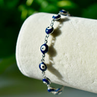 Navy Evil Eye Bracelet