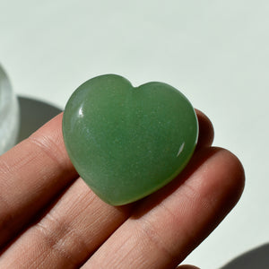 Green Aventurine Heart