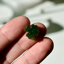 Load image into Gallery viewer, Canadian Nephrite Jade Four Leaf Clover or Lucky Charm
