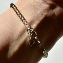 Load image into Gallery viewer, Smoky Quartz Gradient and Freshwater Pearl Bracelet
