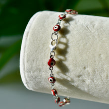 Load image into Gallery viewer, Red Evil Eye Bracelet
