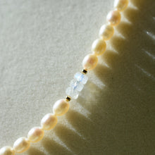 Load image into Gallery viewer, Divinity - Pearl and Moonstone Necklace
