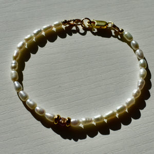Freshwater Pearl x Gold Fill Bracelet