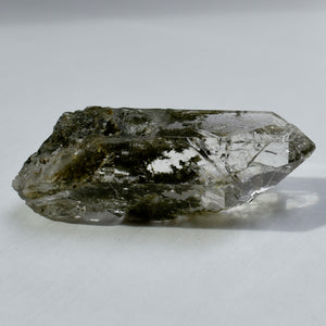 Chlorite and Rutile included Himalayan Quartz Crystal