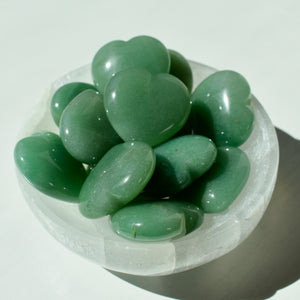 Green Aventurine Heart