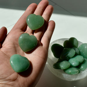 Green Aventurine Heart