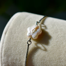Load image into Gallery viewer, Genuine Freshwater Pearl Puffy Star Adjustable Bracelet
