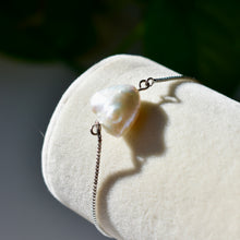 Load image into Gallery viewer, Genuine Freshwater Pearl Adjustable Bracelet - Silver

