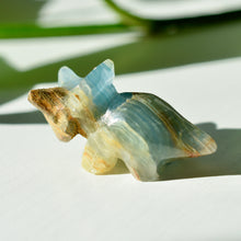 Load image into Gallery viewer, Blue Onyx Triceratops
