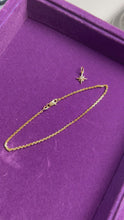 Load and play video in Gallery viewer, 14kt Solid Gold Star Charm
